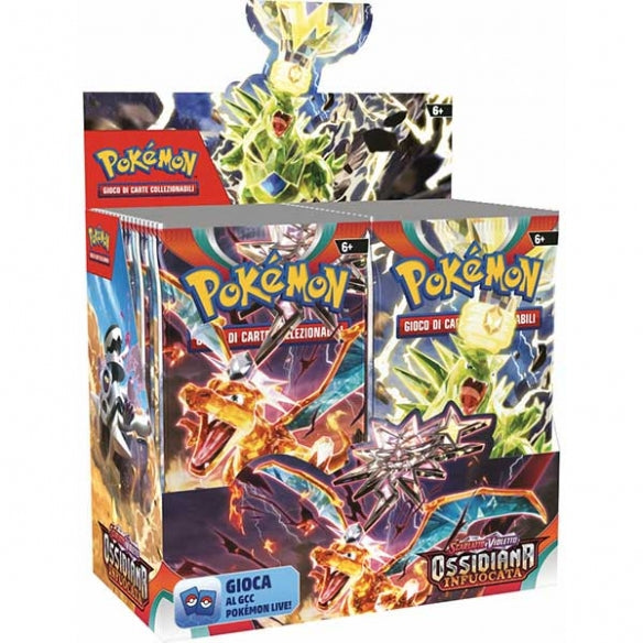 Pokemon TCG - Ossidiana Infuocato - Booster Box