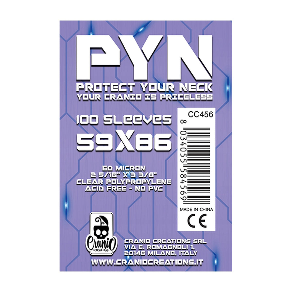 Bustine - PYN - 59 x 86 - 100 pezzi