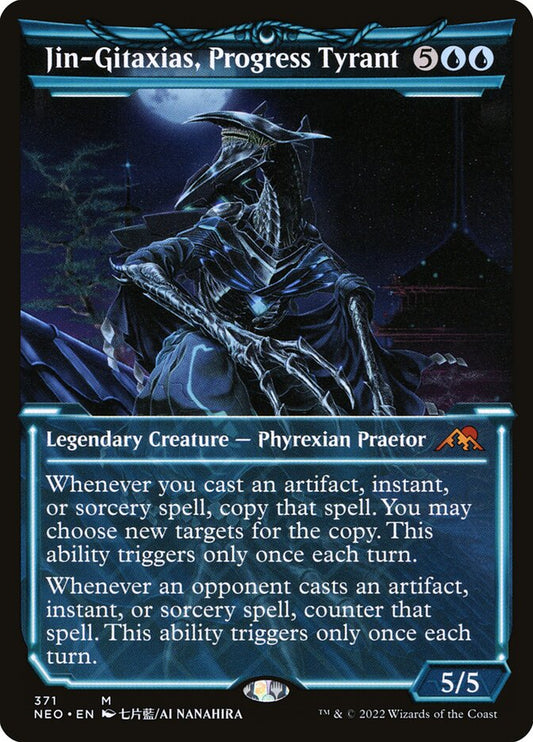 Jin-Gitaxias, Progress Tyrant (V.2) - Kamigawa: Neon Dynasty: Extras