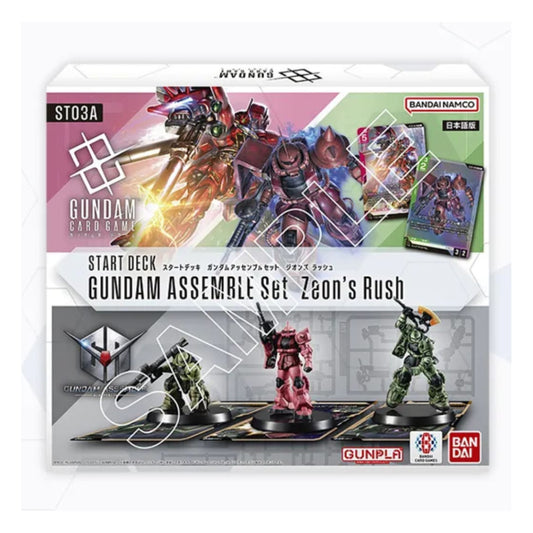 Gundam TCG - ST03A - Zeon's Rush - Assemble Starter Deck