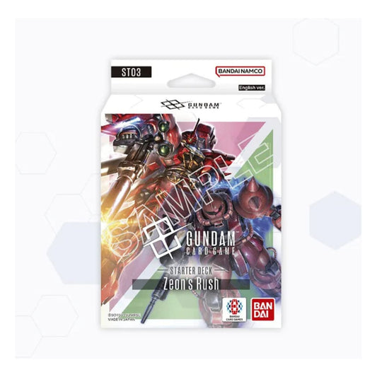 Gundam TCG - ST03 - Zeon's Rush - Starter DecK