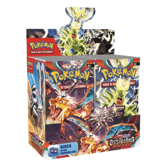 Pokemon TCG - Ossidiana Infuocato - Booster Box