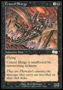 Crazed Skirge - Urza's Saga (Uncommon) [USG-125]