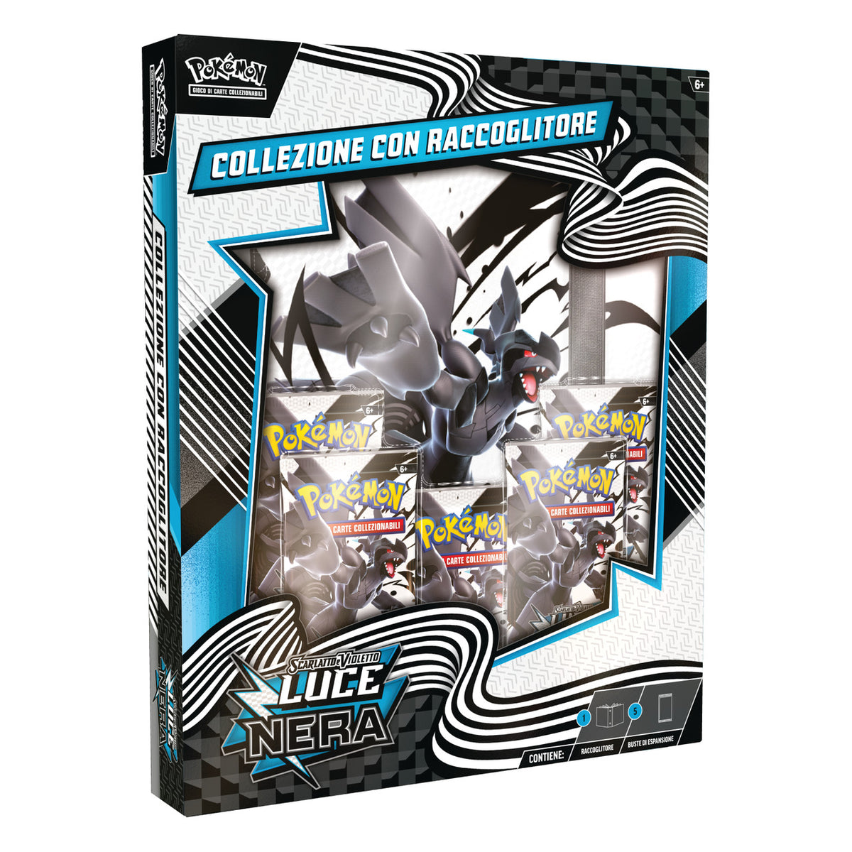 Pokemon TCG - Scarlatto e Violetto: Luce Nera - Collezione con Raccoglitore