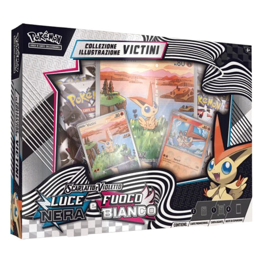 Pokemon TCG - Scarlatto & Violetto: Luce Nera & Fuoco Bianco - Victini - Collezione Illustrazione