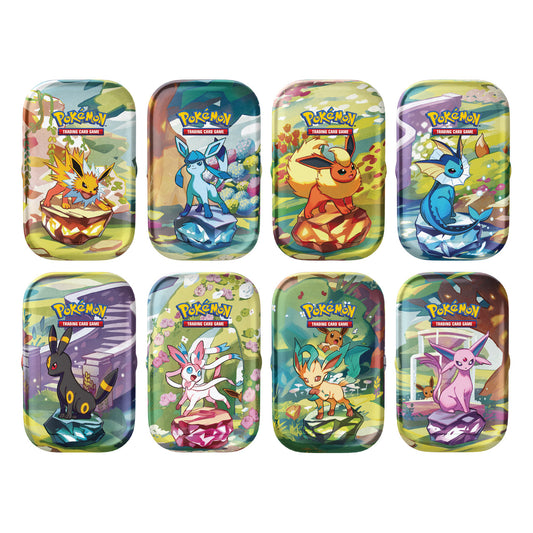 Pokemon TCG - Evoluzioni Prismatiche - Box con 8 MiniTin Sealed