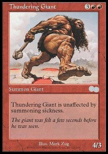 Thundering Giant - Urza's Saga (Uncommon) [USG-221]