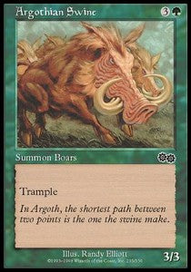 Argothian Swine - Urza's Saga (Common) [USG-235]