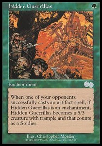 Hidden Guerrillas - Urza's Saga (Uncommon) [USG-261]