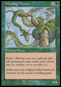 Winding Wurm - Urza's Saga (Common) [USG-285]
