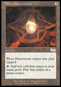 Worn Powerstone - Urza's Saga (Uncommon) [USG-318]