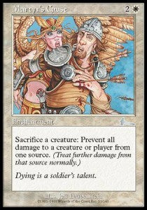 Martyr's Cause - Urza's Legacy (Uncommon) [ULG-13]