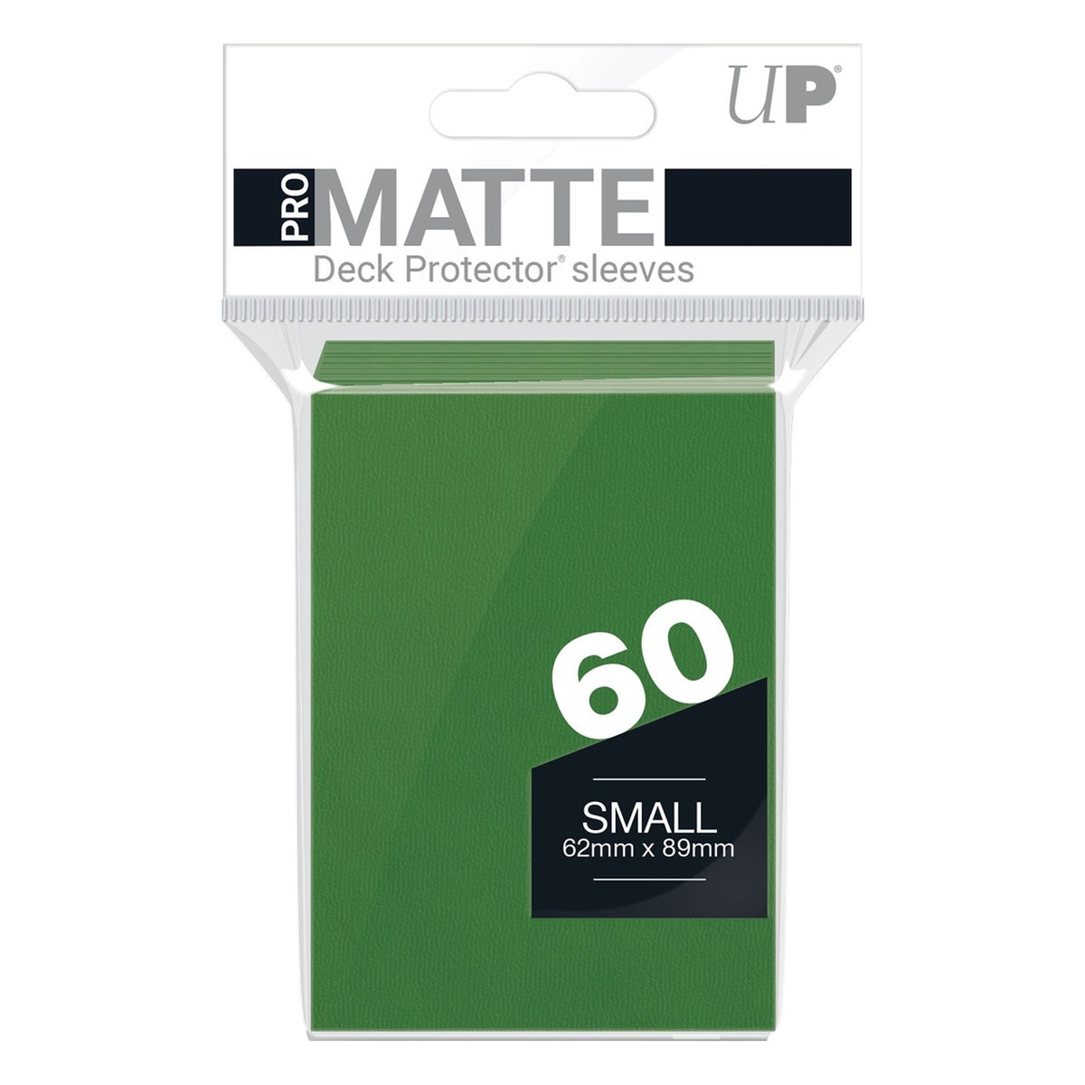 Bustine Small Pro Matte Green, 60 pezzi - Ultra PRO