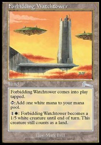 Forbidding Watchtower - Urza's Legacy (Uncommon) [ULG-140]