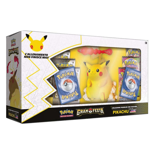 Pokemon TCG - Gran Festa - Collezione Premium con statuina Pikachu V Max