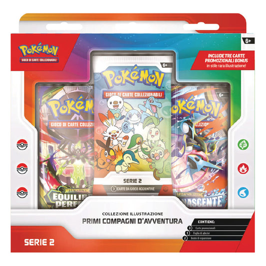 Pokemon TCG - Collezione Illustrazione - Primi Compagni d'Avventura - Serie 2