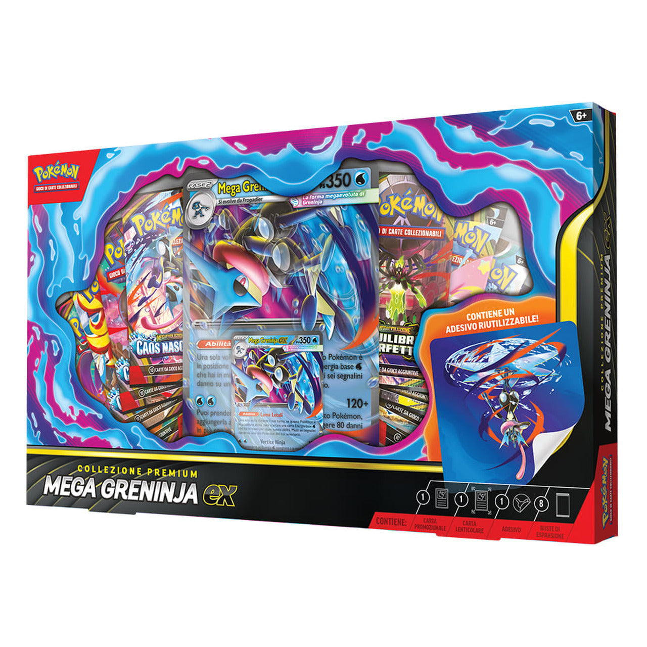 Pokemon TCG - Collezione Premium Mega Greninja ex con carta promo