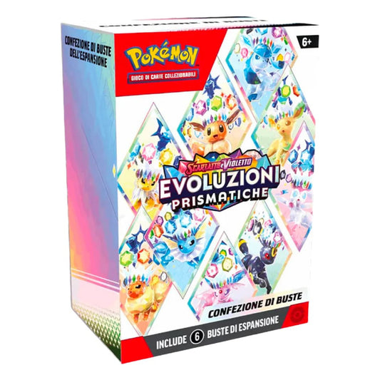 Pokemon TCG - Scarlatto e Violetto: Evoluzioni Prismatiche - Bundle 6 Buste
