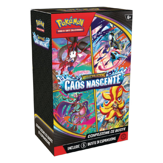 Pokemon TCG - Megaevoluzione: Caos Nascente - Bundle 6 Buste