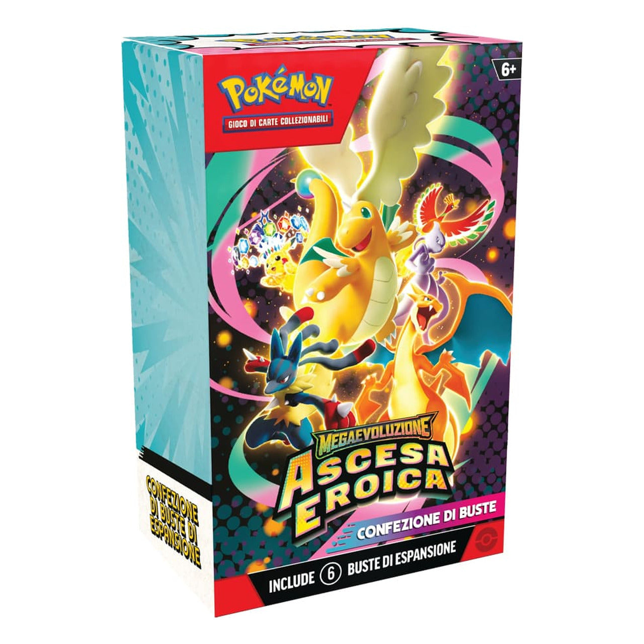 Pokemon TCG - Megaevoluzione: Ascesa Eroica - Bundle 6 Buste