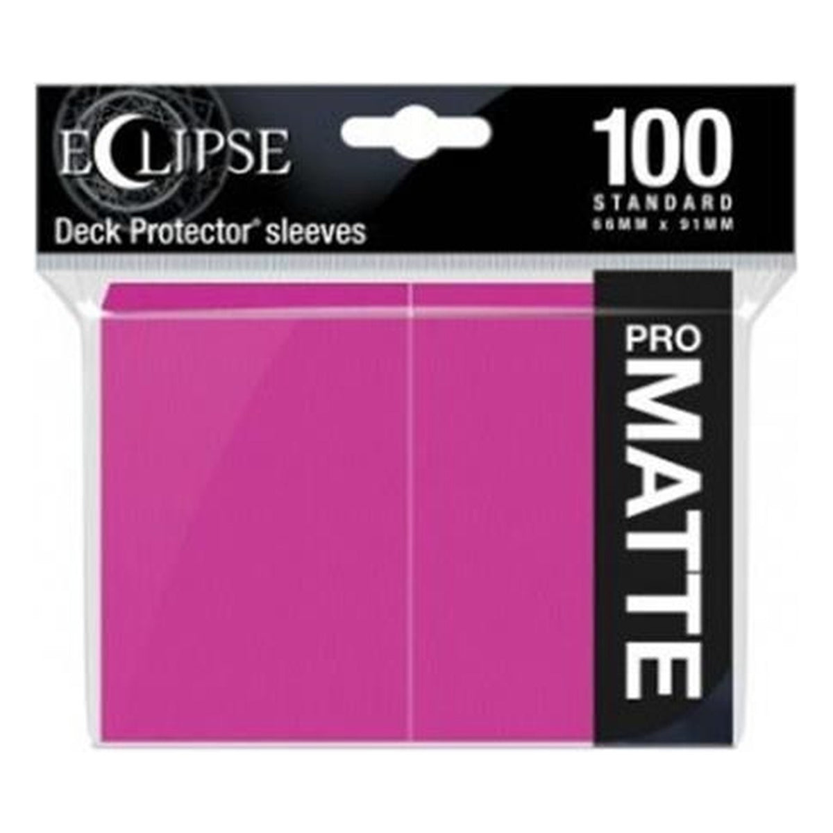 Bustine Standard Eclipse Pro Matte Hot Pink, 100 pezzi - Ultra PRO