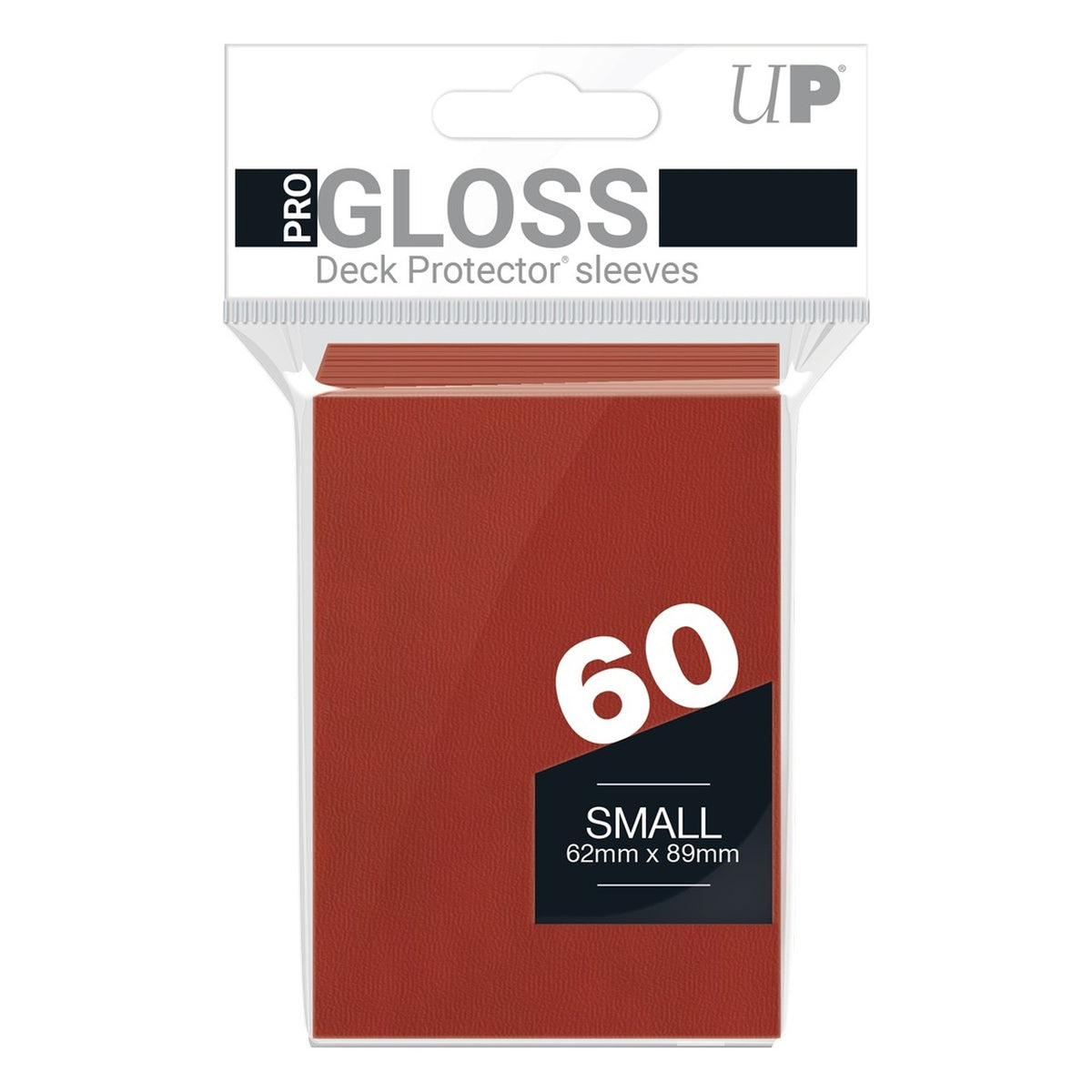 Bustine Small Pro Gloss Red, 60 pezzi - Ultra PRO