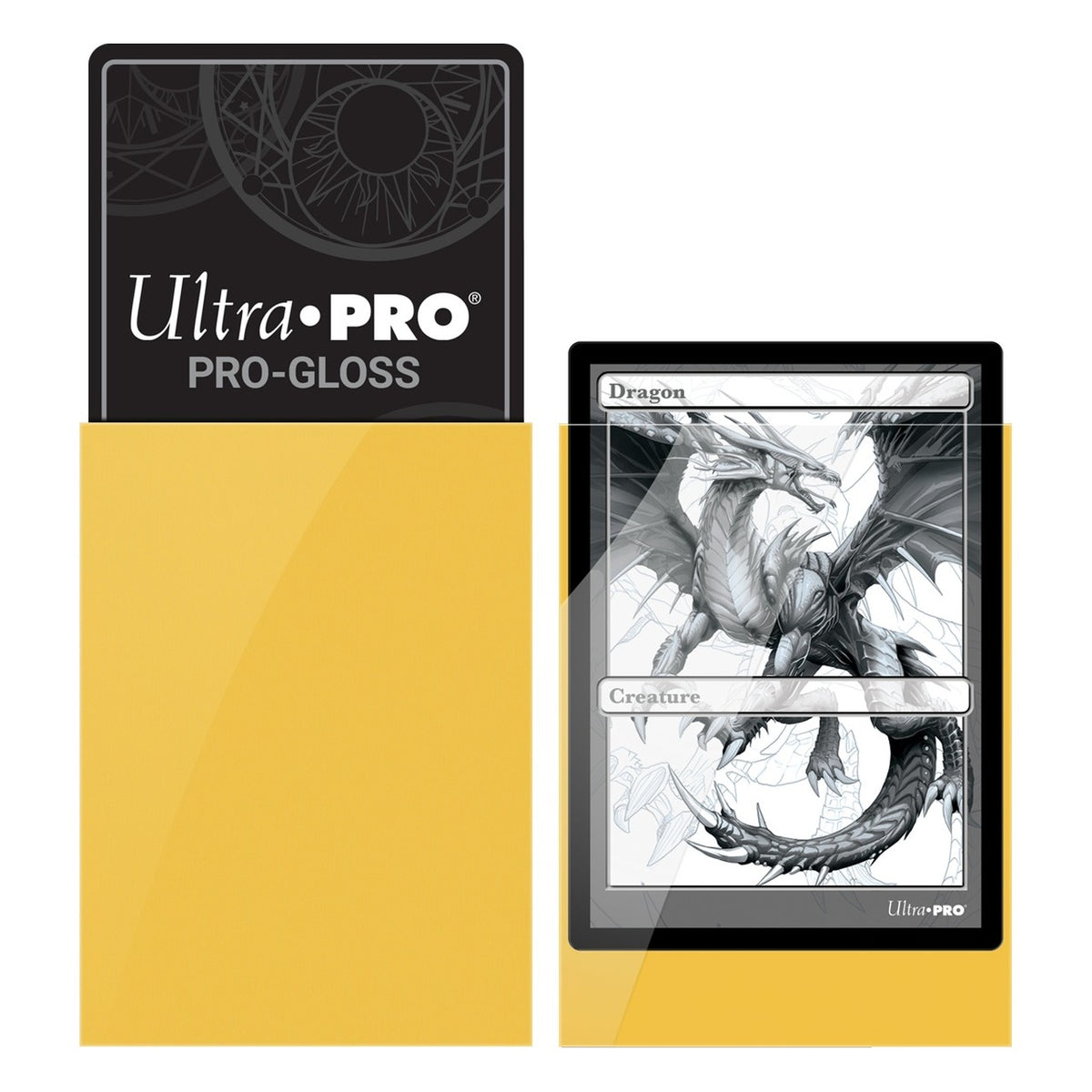 Bustine Standard Pro Gloss Yellow, 50 pezzi - Ultra PRO
