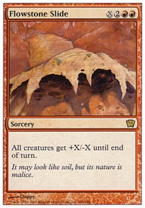 Flowstone Slide - Ninth Edition (Rare) [9ED-186]
