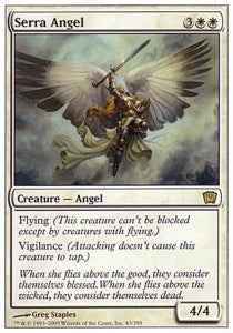 Serra Angel - Ninth Edition (Rare) [9ED-43]