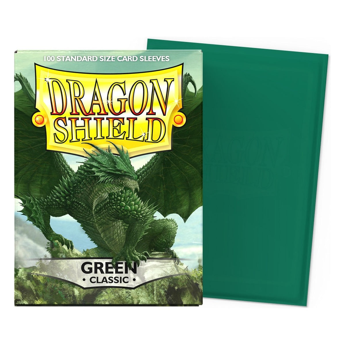100 Bustine Standard Classic Verde - Dragon Shield