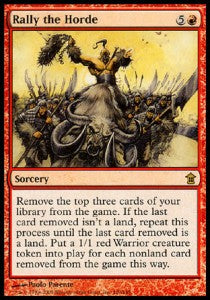 Rally the Horde - Saviors of Kamigawa (Rare) [SOK-110]