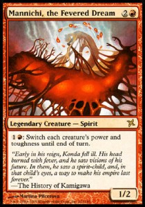 Mannichi, the Fevered Dream - Betrayers of Kamigawa (Rare) [BOK-112]
