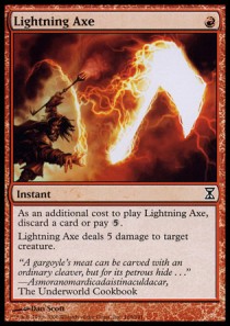 Lightning Axe - Time Spiral (Common) [TSP-168]