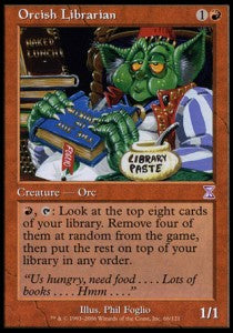 Orcish Librarian - Time Spiral (Time Shifted)