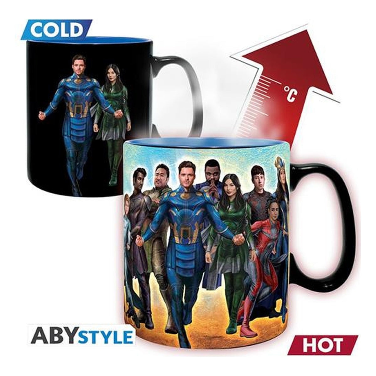 Marvel: Tazza Termosensibile Eterni e Celestiali 460 ml