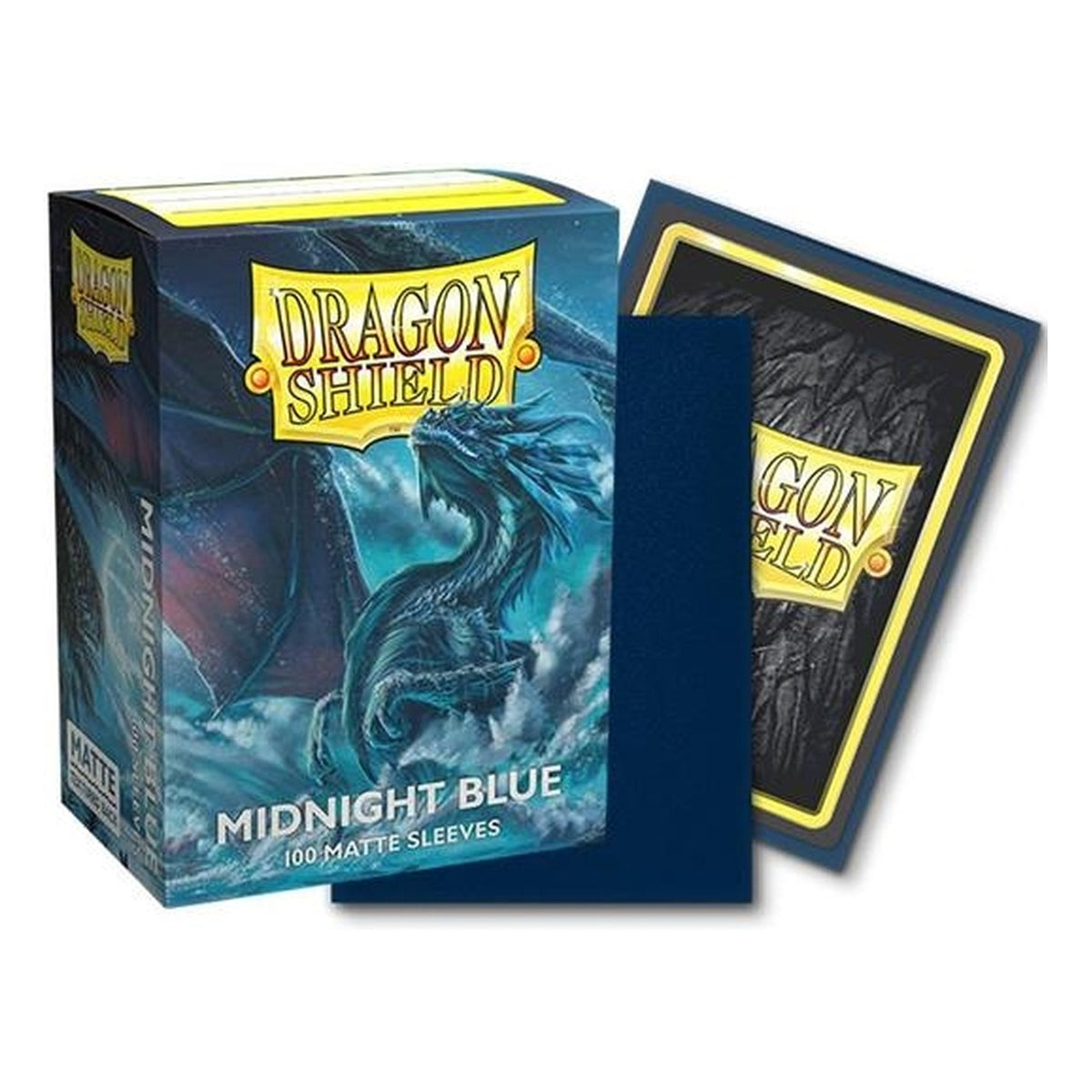 100 Bustine Standard Matte Midnight Blue - Dragon Shield