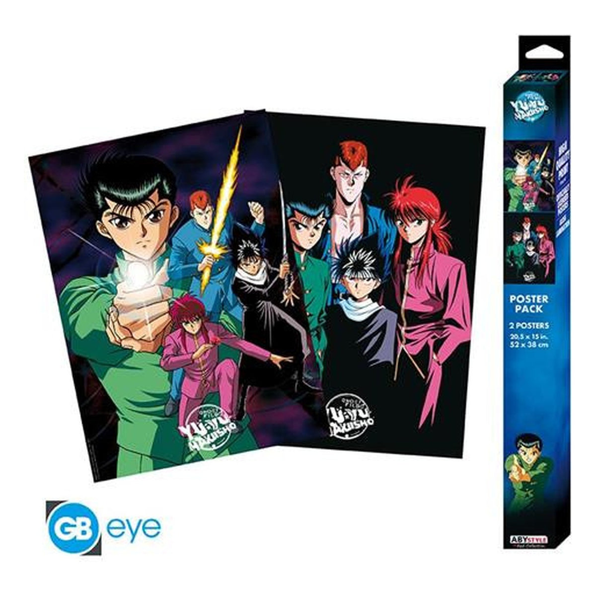 Yu Yu Hakusho - Poster Chibi Yusuke e il suo gruppo (52x38 cm)