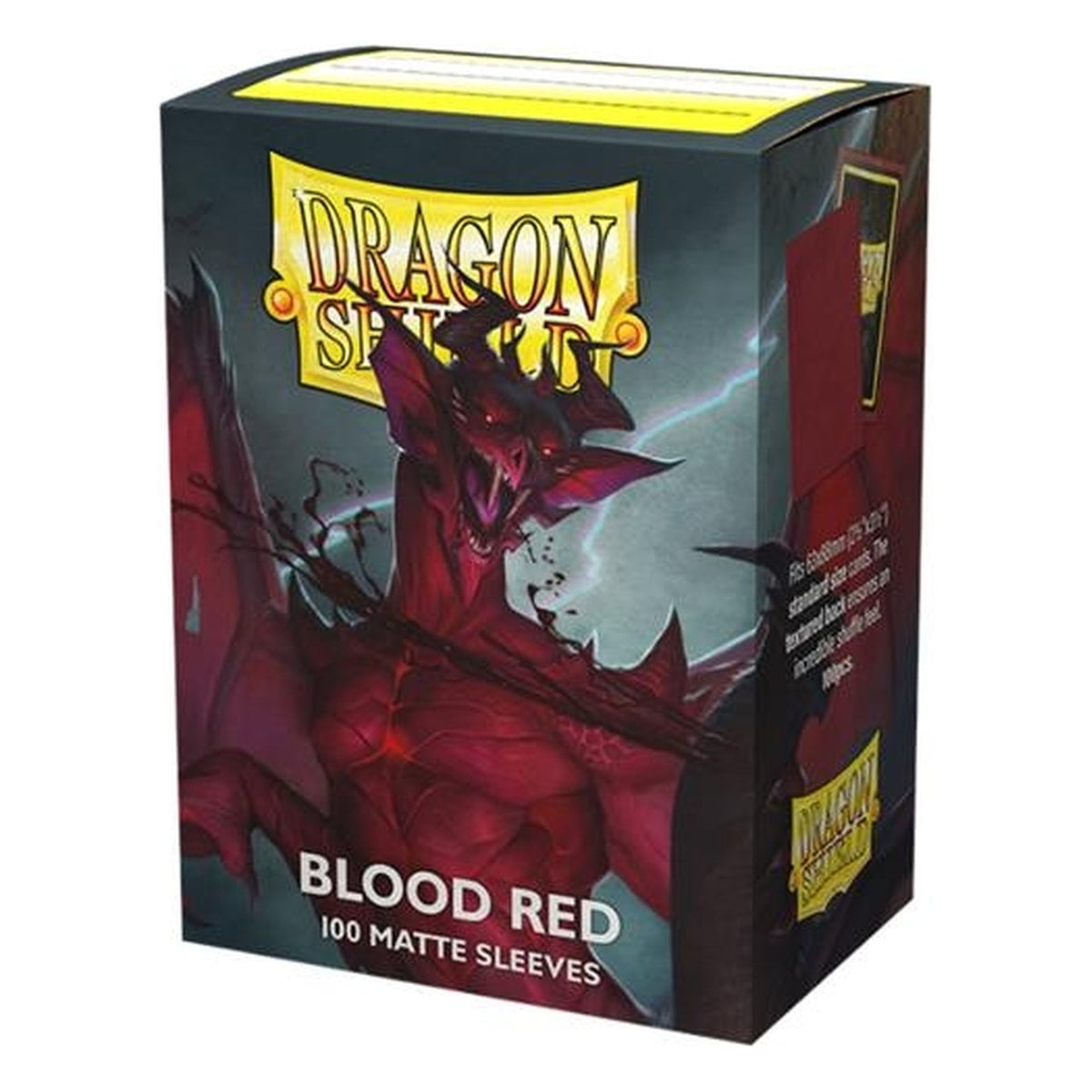 Dragon Shield 100 Bustine Matte Standard - Blood Red Simurag