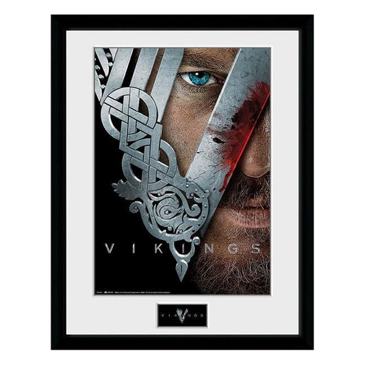 Vikings - Poster con Cornice Keyart
