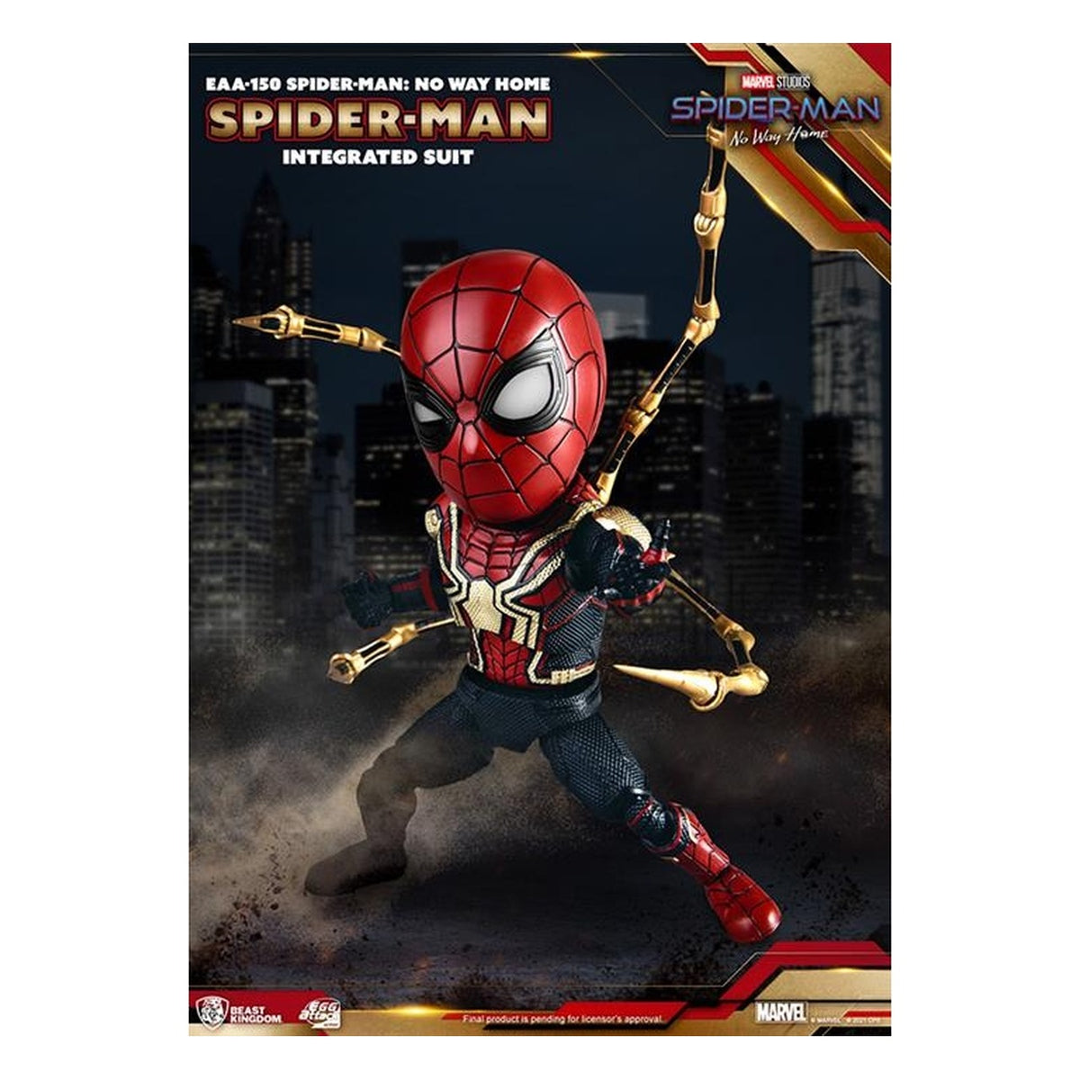 Spider Man Integrated Suit, Mini Egg Attack - Statua 16 cm