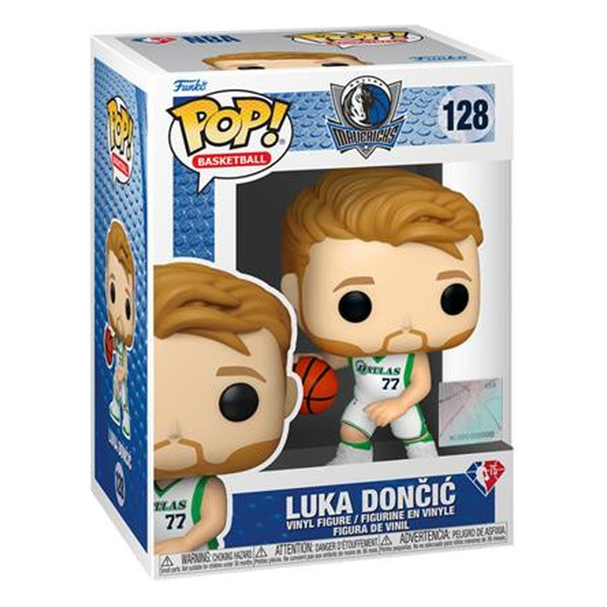 Funko Pop! NBA: Luka Doncic City Edition 2021 128 - Figura in Vinile 9 cm