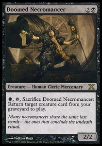 Doomed Necromancer - Tenth Edition (Rare) [10E-137]