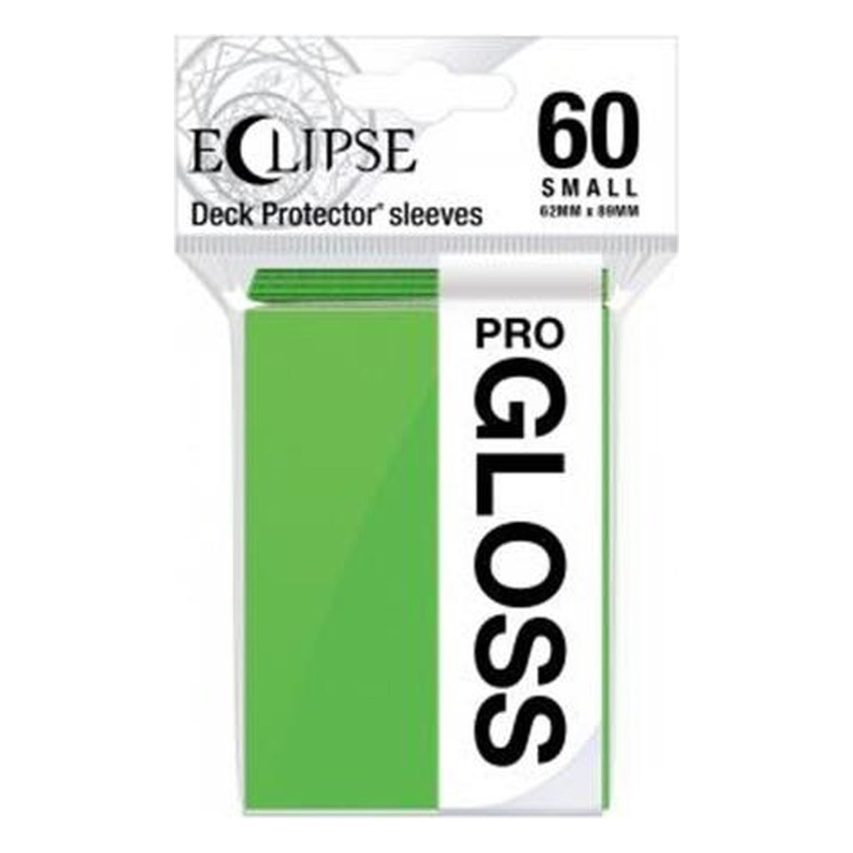 Ultra Pro 60 Bustine Small Eclipse Gloss - Lime Green