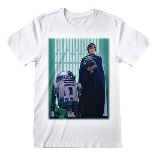 Star Wars The Mandalorian Luke Skywalker e Grogu - Maglietta Taglia S