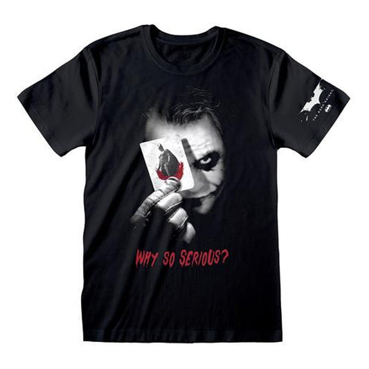 DC Comics The Dark Knight Why So Serious - Maglietta Taglia S