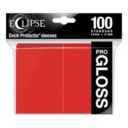 Ultra Pro 100 Bustine Standard Eclipse Gloss - Apple Red