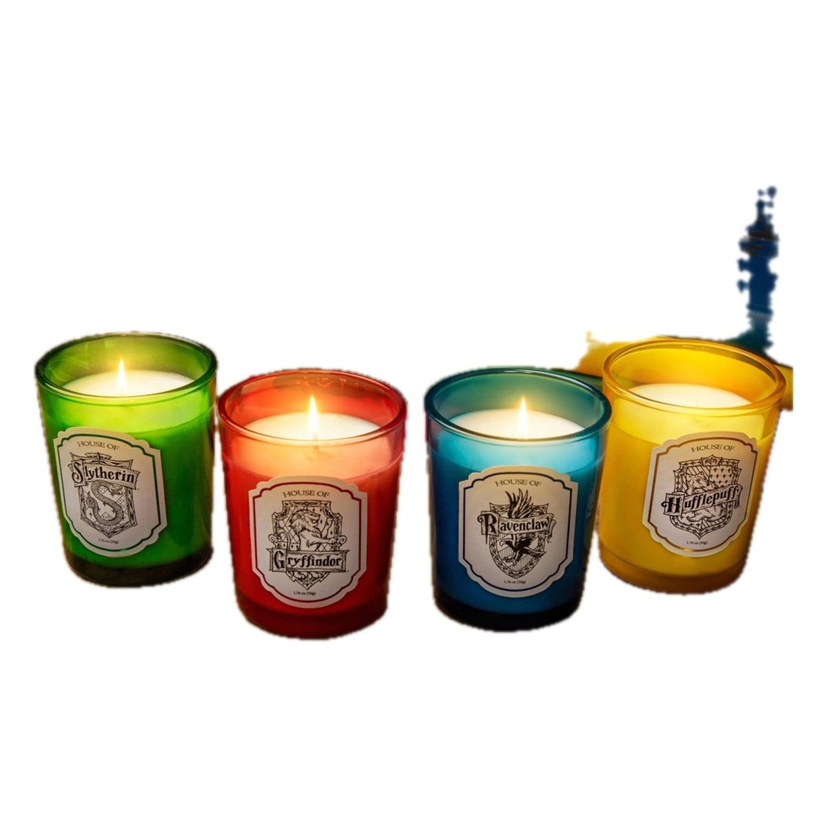 Harry Potter - Set 4 Candele delle Case e Braccialetti