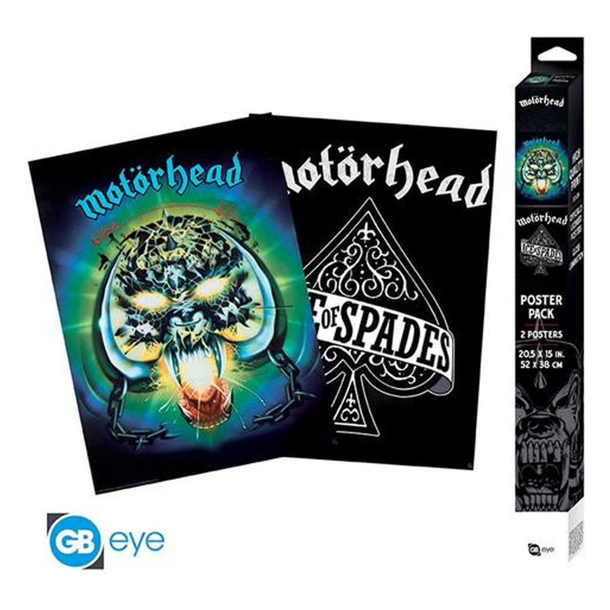 Motörhead: Set 2 Chibi Poster Overkill e Ace of Spades 52x38