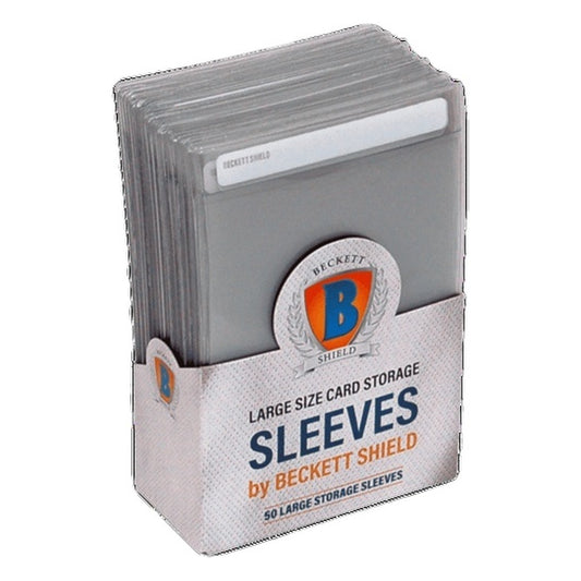 Beckett Shield Storage Card Sleeves Large - 50 Custodie Rigide