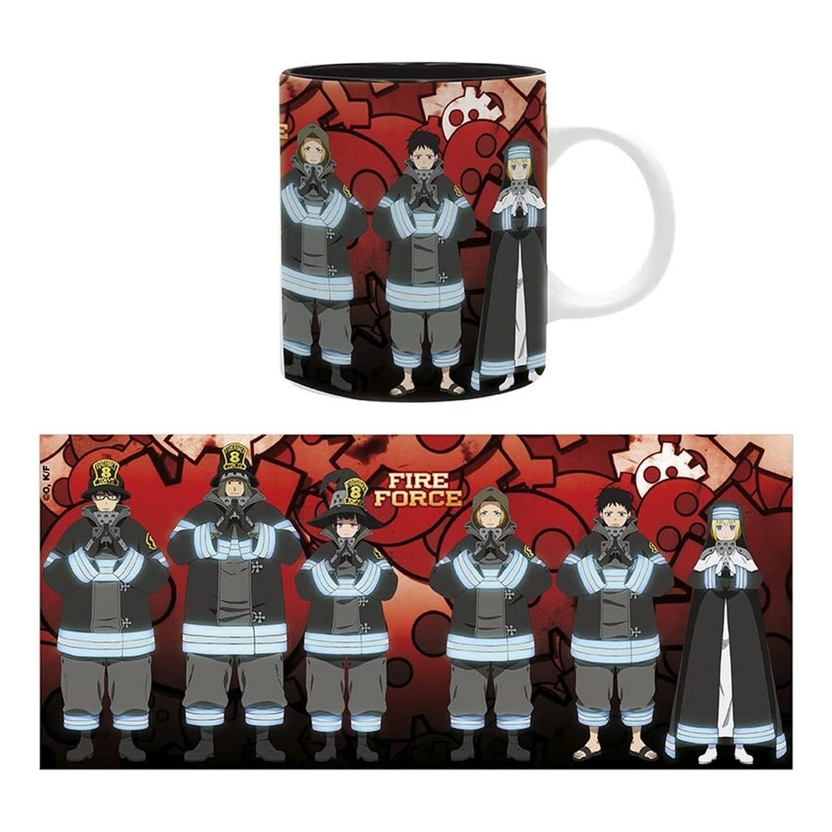 Fire Force: Company 8 - Tazza 320 ml